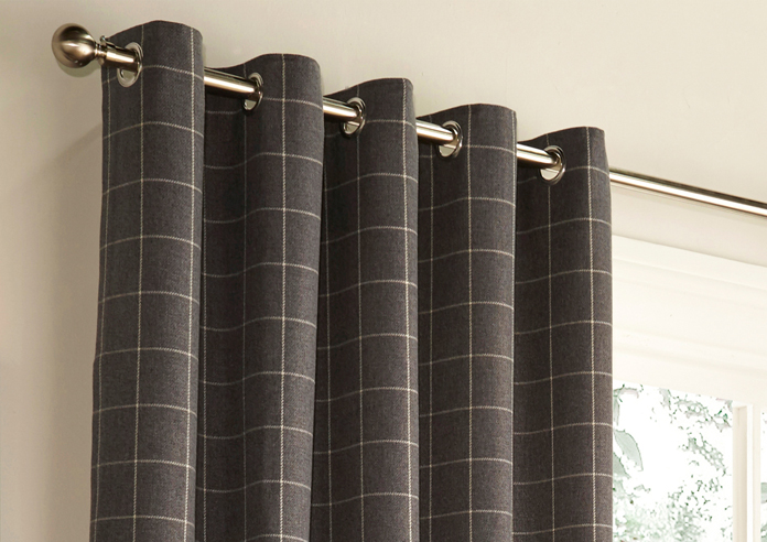 Ellis Eyelet, Grey - Ready Made Curtains - Image 9